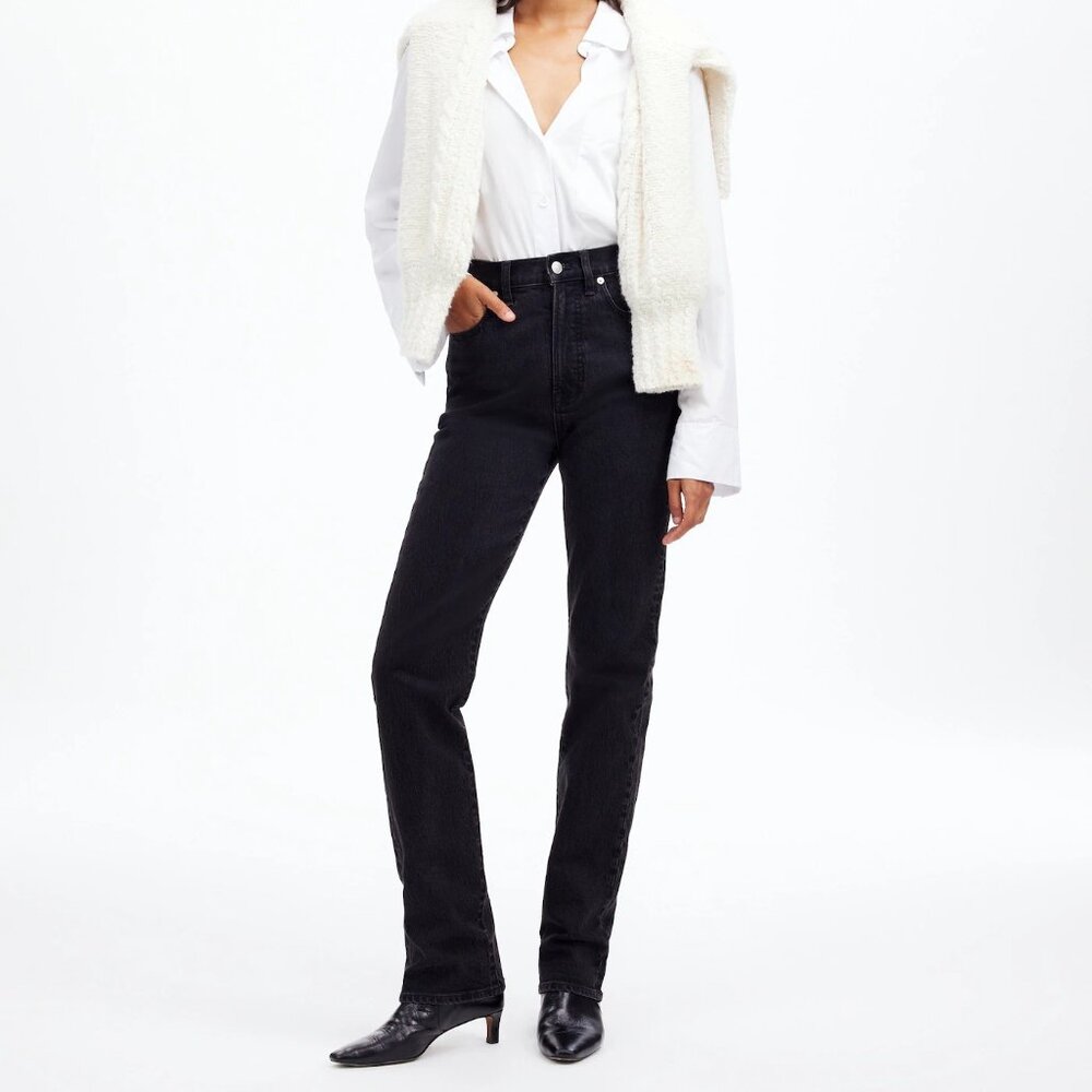 $128 NWT Madewell The '90s Straight Jean in Belmere Wash Size 29 Standard